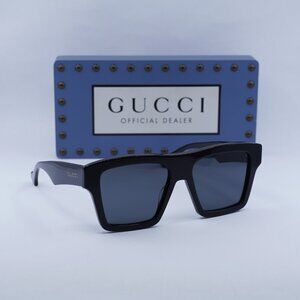 Gucci GG0962S 005 Square Sunglasses - Black/Grey
